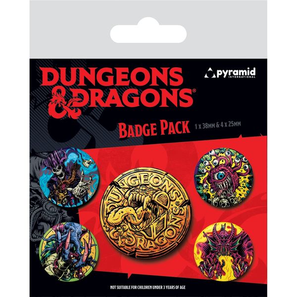 Pyramid International BP80800 Badge Set, Multi-Colour, One Size