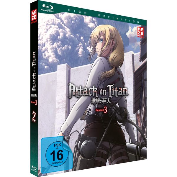 Attack on Titan - Staffel 3 - Vol.2 - [Blu-ray]