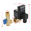 Bruce & Shark Electric Timer Auto Water Valve,AC 220V 1/2" Automatic Electronic Timed Air Compressor Auto Drain Valve