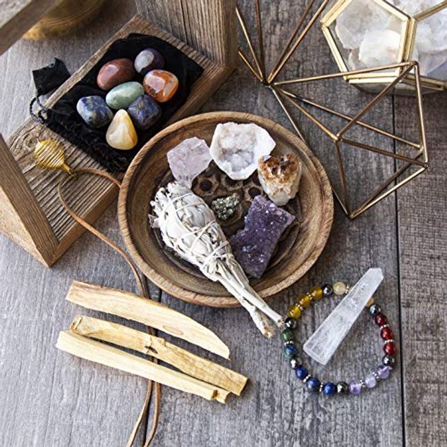 Palo Santo and Sage 7 Chakra Stones Kit - MAGIC CRYSTALS – Magic Crystals