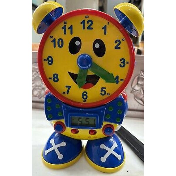 The Learning Journey Telly The Teaching Time Clock  Electronic Analog & Digital