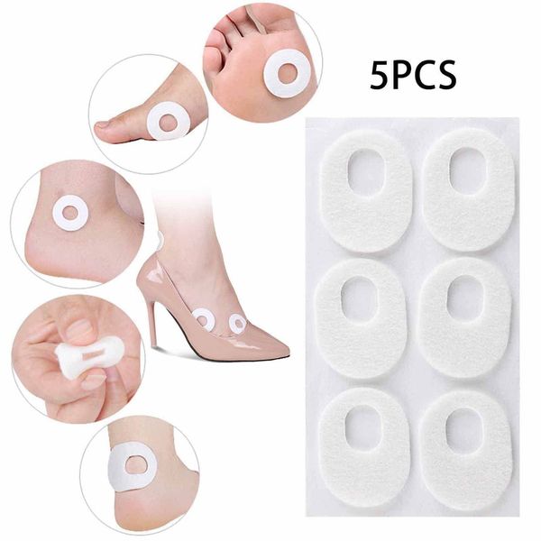 5Sheets Corn Cushion Pads Corn Callus Removal Toe Protector Callus Pad - Oval