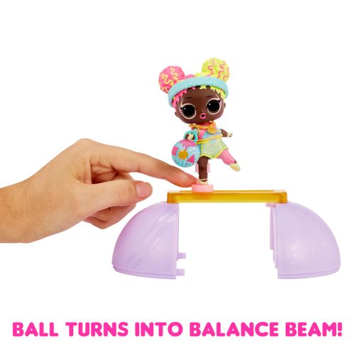 L.O.L. Surprise! All Star Sports - Gymnastics - Gymnastics Theme Collectible Doll with 8 Surprises including Sports Doll and Balance Beam Ball - Great for Girls and Olympics Fans Ages 3+