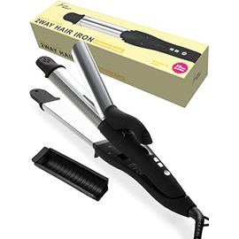 SALONMOON Hair Iron, Straightening & Curling Iron, 1.3 inches (32