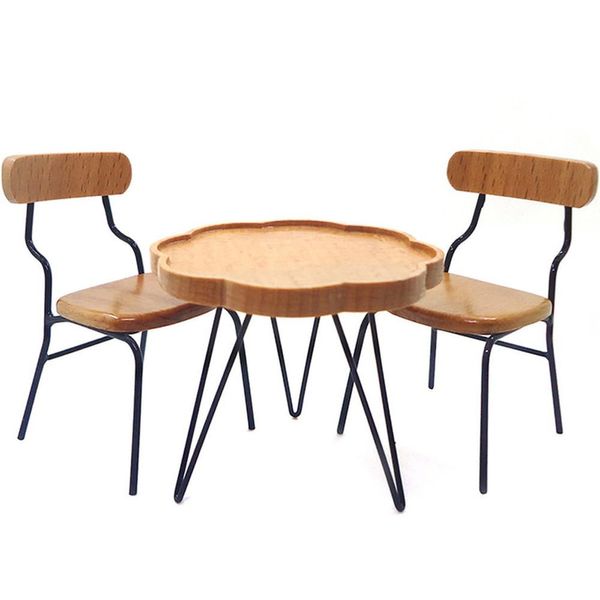 moin 2502mini65 Miniature Table Set, Retro Modern, Fashionable,