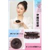 HIYE Bun Wig, Scrunchy, Comb Type, Stylish, Popular, Adult Design, Cute, Point Wig, Wedding, After-Party, Shichi-Go-San, Coming-of-Age Ceremony, Kimono, Yukata, Everyday Use, Wig, Women's, Volume, Easy to Put On (Flax Yellow) One Size Fits Most