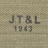US WW2 Thompson 5 Cell Magazine Pouch Marked JT&L 1943