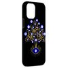 iPhone 14 Pro Max Seeing Blue Evil Eyes Yellow Tree Charm Case