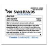 PDI Sani-Hands Wipe Hand Sanitizing Wipe 100 Count Individual Packet 100 per Box