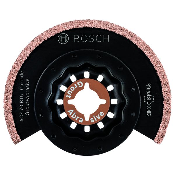Bosch Starlock ACZ 70 RT5 Carbide-Riff Thin-Kerf Segment Saw Blade for All PMF Multi-Tools
