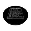 Funny Senior Citizens Texting Code Old People Womens Mens PopSockets Swappable PopGrip