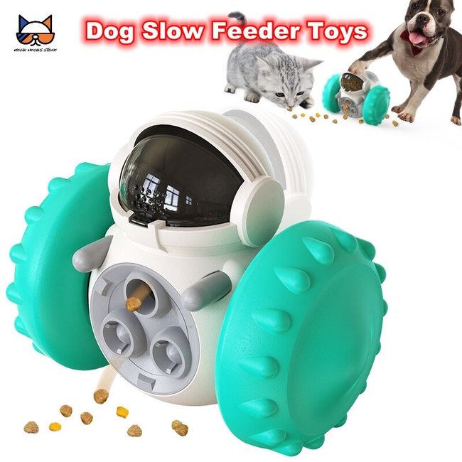 Dog Puzzle Slow Feeder Toy,Puppy Treat Dispenser Slow Feeder Bowl Dog Toy, Dog Brain Games Feeder with Non-Slip, Improve IQ Puzzle Bowl for Puppy 