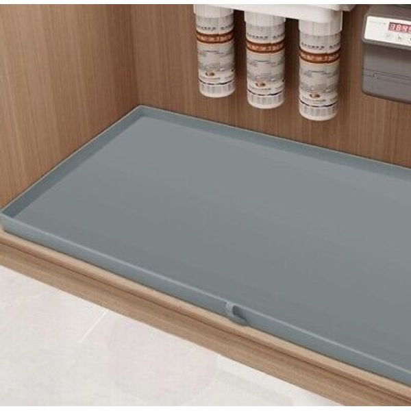 Under Sink Mat 34" X 22" for Kitchen Waterproof Perfect for Pet Food/Shoe Holder