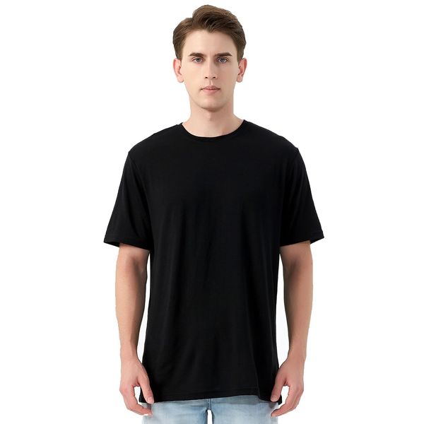 Merino Protect 100% Merino Shirt Herren Kurzarm Geruchsresistent Merinowolle Unterwäsche Leicht Wandern Reisen T-Shirt Weich Unterhemd