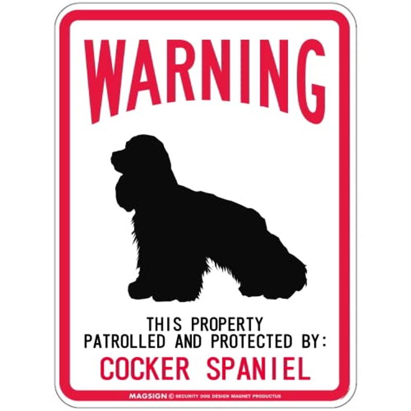 [MAGSIGN] Dog Sticker/Bumper Sticker American Cocker Spaniel English ...
