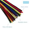 Trimits Small Chenille Pipe Cleaners, Assorted, 15cm x 4mm