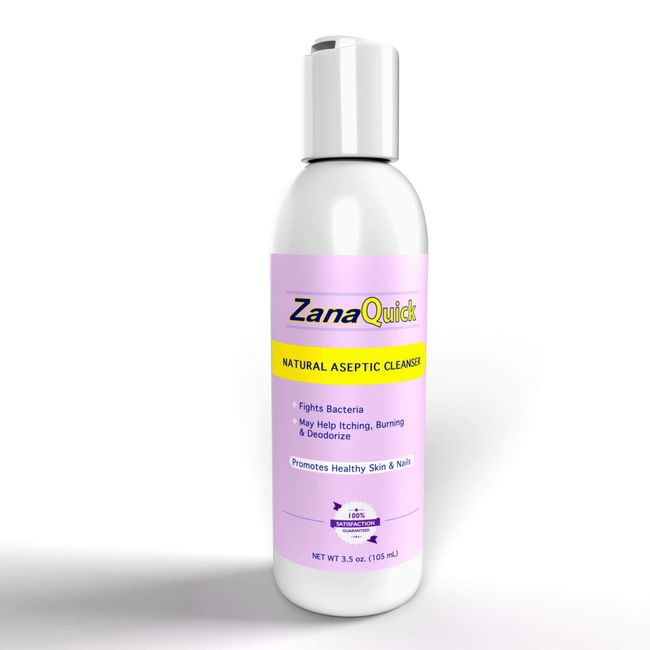 Zanaquick Aseptic Cleanser Antifungal Treatment - Anti fungal Nail Treatment - Antifungal Soap - Hongos en Uñas y Hongos en la piel