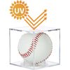 4 Pack Baseball Display Case,Baseball Box ,UV Protected Acrylic Square Baseball Holder, - for Official Size Ball