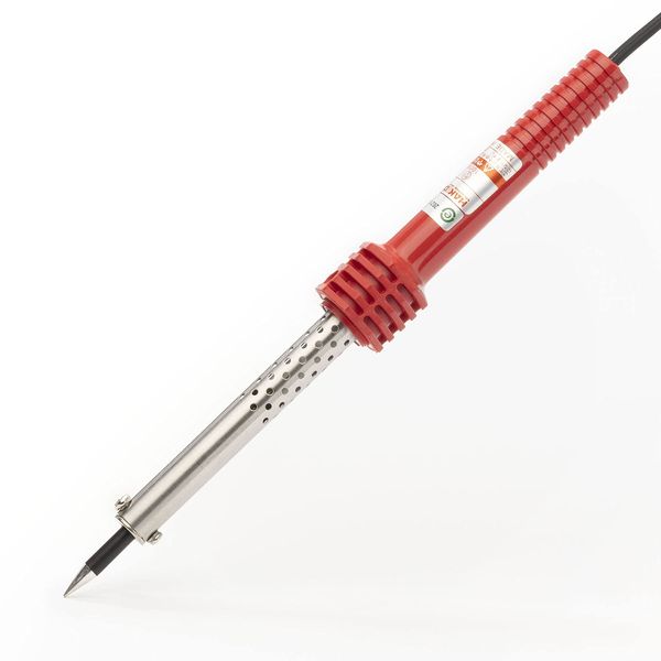 HAKKO RED Soldering Iron for Electrical Appliances/Electrical Repairs, 60W, Simple Soldering Iron Included, 503