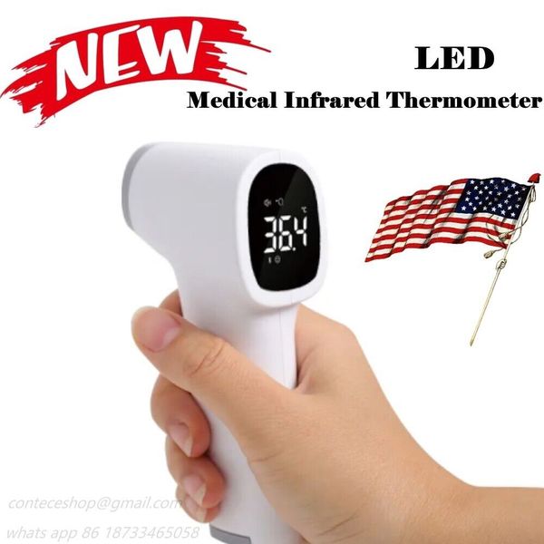 Handheld Temperature Meter Non contact LED Digital Infrared Thermometer US Ship