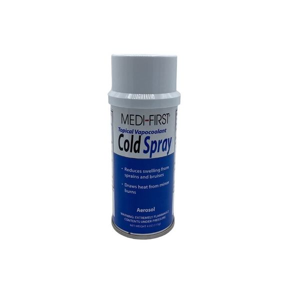 Aerosol Cold Spray Skin Pain Relief Can 4 Oz ( 10 Cans) by Medi-First