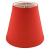 Royal Designs CS-1002-5RED Clip On Empire Chandelier Lamp Shade, 3" x 5" x 4.5", Red