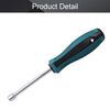Utoolmart 7mm Non-Magnetic Tip Six Point Hex Nut Driver with 93mm Round Shaft