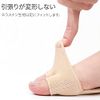 RICISUNG Foot Protection Pad, Foot Protection Supporter, 5 Toe Socks, Toe Socks, Bottom Blisters, Sweat Absorption, Shock Absorption, Unisex