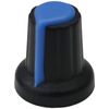 30 Pack Mixed Colour 6mm Splined AG2 Rotary Control Knobs Black Body Audio/Guitar/Mixer Knob