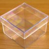 Yolli Square Shaped Fillable Transparent Plastic Container gift wedding favours