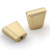 9BUILD 10 Pack Brushed Gold Cabinet Knobs Drawer Knobs Kitchen Cabinet Knobs Gold Knobs for Cabinets Gold Dresser Knobs Knobs for Dresser Drawers