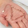 Philip Jones Rose Gold Plated Ball Bracelet