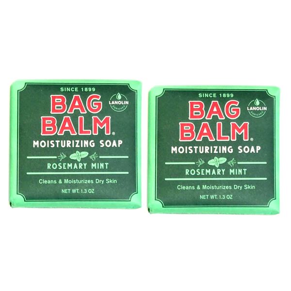 Bag Balm Moisturizing Soap Mini 1.3 Ounce Rosemary Mint (2)