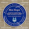 English Heritage Style Blue Plaque - Personalised 3D Plaques