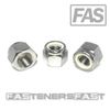(5) 5/8-11 Stainless Steel Nylon Insert Lock Nuts Locking Hex Nuts 5/8-11