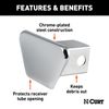 2" Chrome Steel Hitch Tube Cover (Packaged)