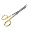 TC Micro IRIS Scissors 4.5" Curved Blades Stainless Steel Surgical Instruments
