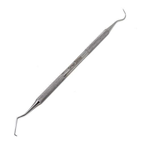 Professional Dental Tartar Scraper Tool - Dental Pick, Double Ended Tartar Remover for Teeth, Plaque Remover, Tooth Scraper - Added Tooth Cleaning at Home - 100% Stainless Steel (1)