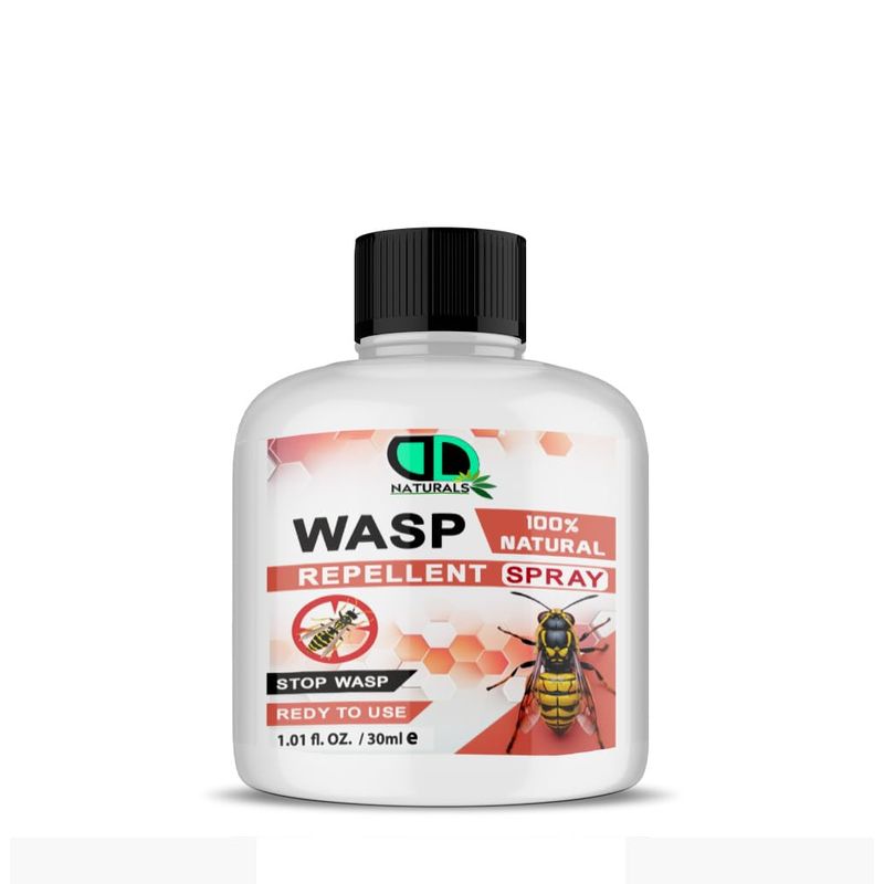 Wasp Repellent - 100% Natural, Multi-Insect Protection, Prevents Nest ...