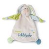 NICI Cuddly Blanket Rabbit Small Slit Ear 25 x 25 cm - Cuddle Blanket from 0+ Months - Cuddly Blanket for Babies & Toddlers - Baby Cuddly Toy / Cuddle Blanket - Comfort Blanket for Girls and Boys