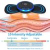 5PCS Portable Mini Electric Neck Back Massager Patch Stimulator Cervical Massage
