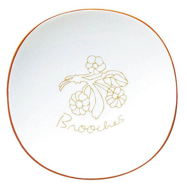 前畑 buro-tizu Plate (Small, Light Brown) [Made In Japan]