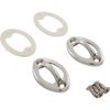 Permacast PI-76 Flat Oval Rope Eye For Vinyl Liners Bronze Chrome Plated