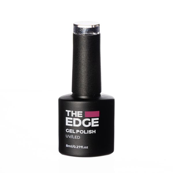 THE EDGE Gel Nail Polish 8ml - The Steel Blue Glitter - UV/LED Manicure/Pedicure for Salon & Home Use, Highly Pigmented/Long Lasting/2-Coat Coverage