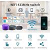 3 Gang Tuya WiFi Touch Wall Smart Light Switch Panel for Alexa Google Home App