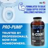 PRO-PUMP HI-COUNT Professional Grade Septic Tank Maintenance Liquid, 1 Quart (32 Fl Oz)
