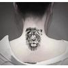 6 Pcs Lion Temporary Tattoo Stickers Tiger Face Fake Tattoo Stickers Body Art Tattoos For Men Women