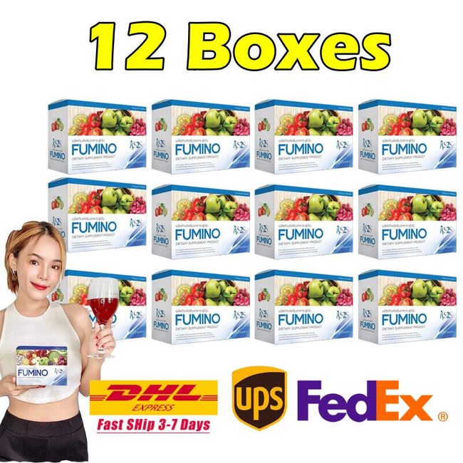 12X Fumino Detox Natural High Fiber Reduce Belly Fat Weight Control Body Shape