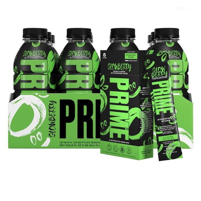 Prime Hydration Drink - Glowberry - 12