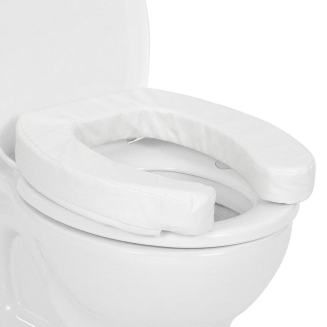 Padded Toilet Seat Riser by Vive Health